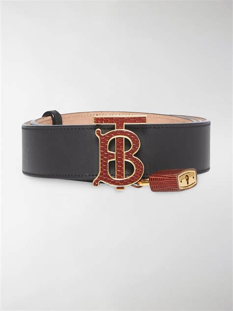 burberry tb monogram belt